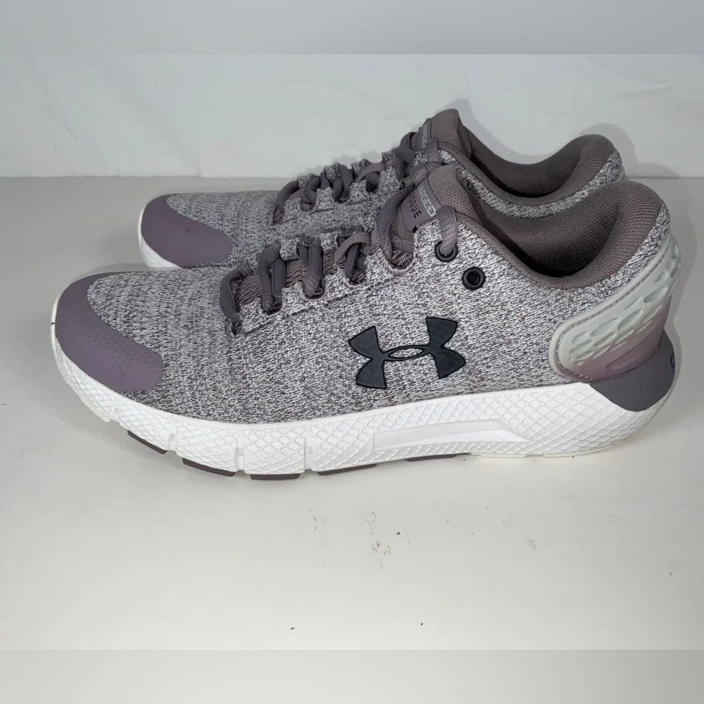 Women’s Under Armour Charged Rogue Running Shoes Sneakers Purple Gray Size‎ 6.5